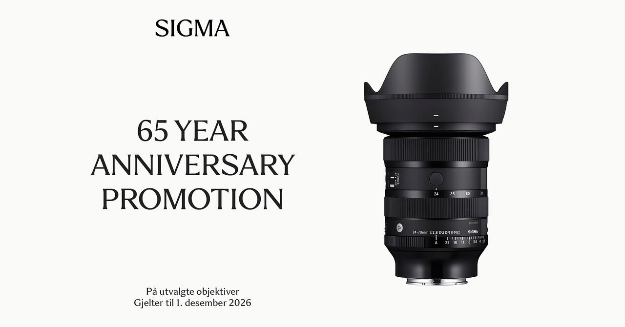 Sigma 65 years promo